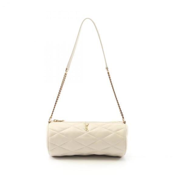 Saint Laurent shoulder bag, leather, women's, white, 699703AAJU - Picture 1 of 7